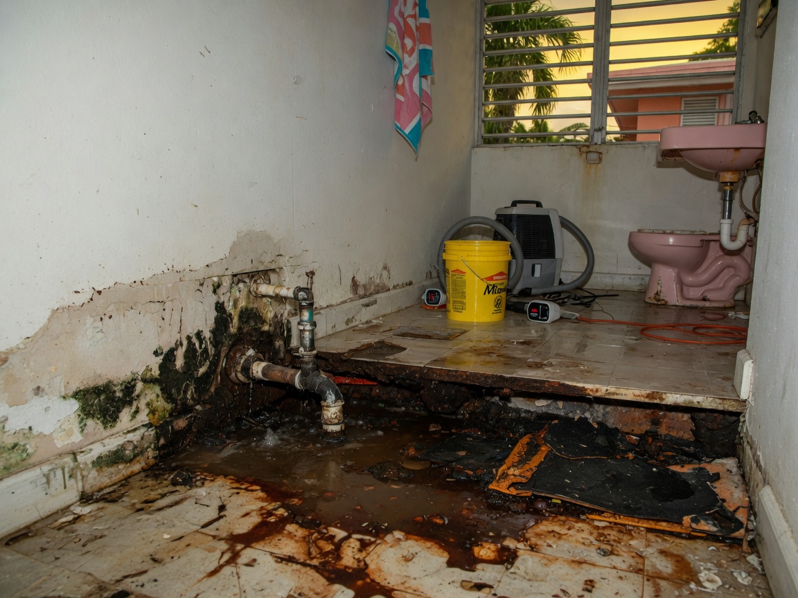 water damage restoration in Miami Lakes