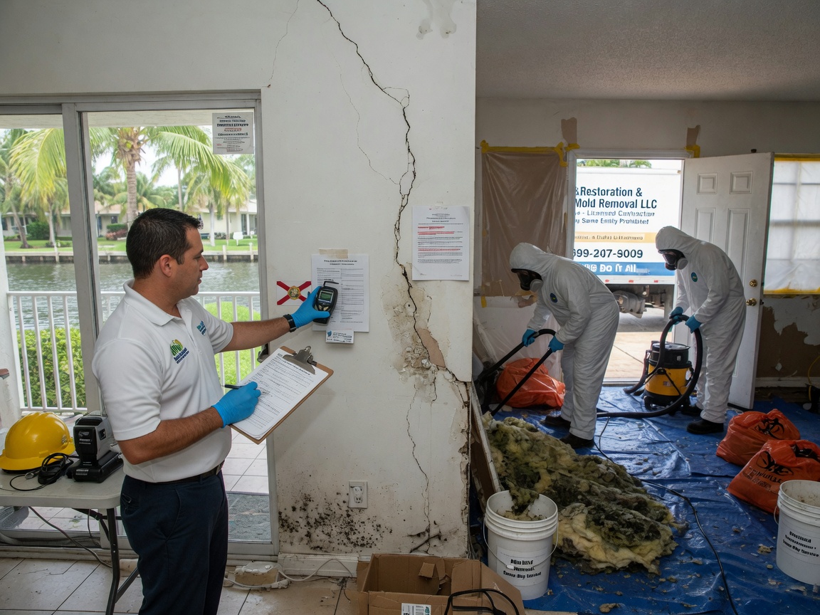 water damage restoration in Pinecrest
