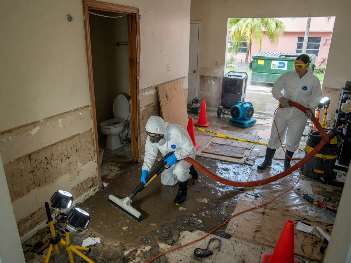 Sewage Backup Cleanup in Miami