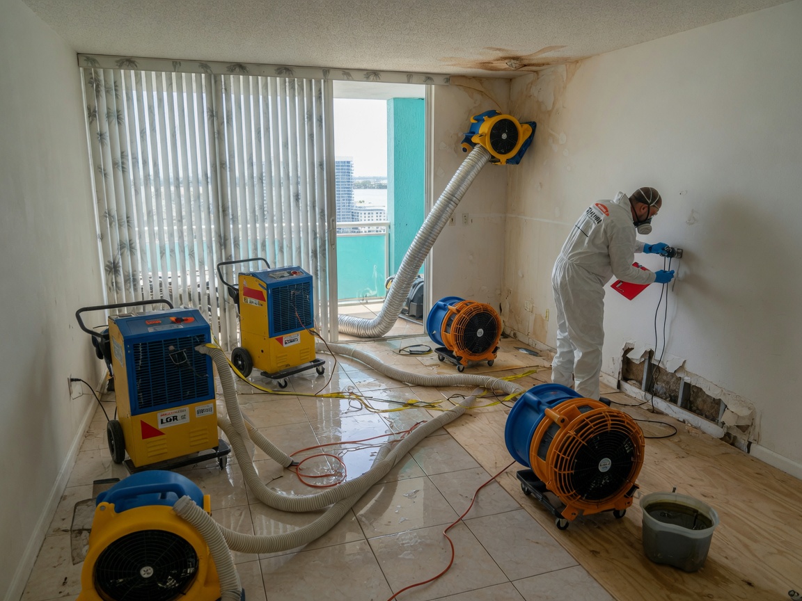 Structural Drying and Dehumidification in Miami